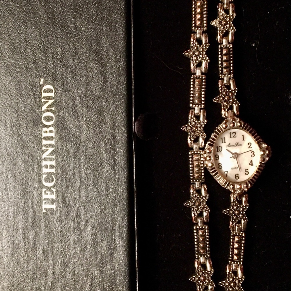 Silver Technibond Watch & Bracelet NWOT